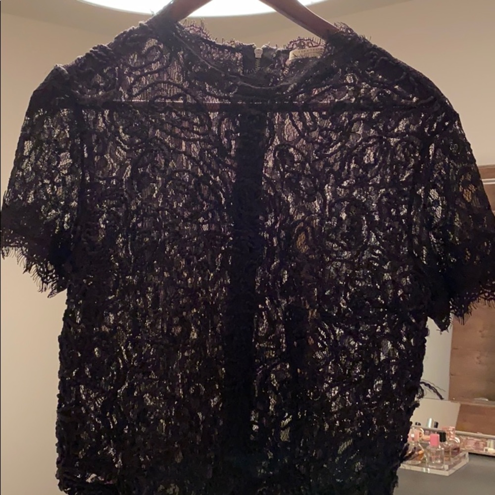 Black zara top